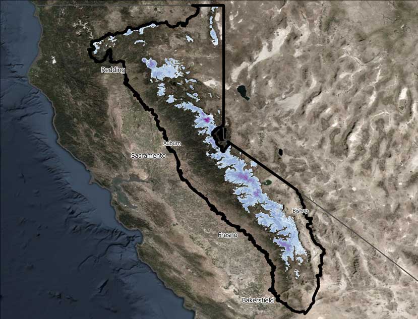 California’s 2021-22 snowpack – prelude to a drought