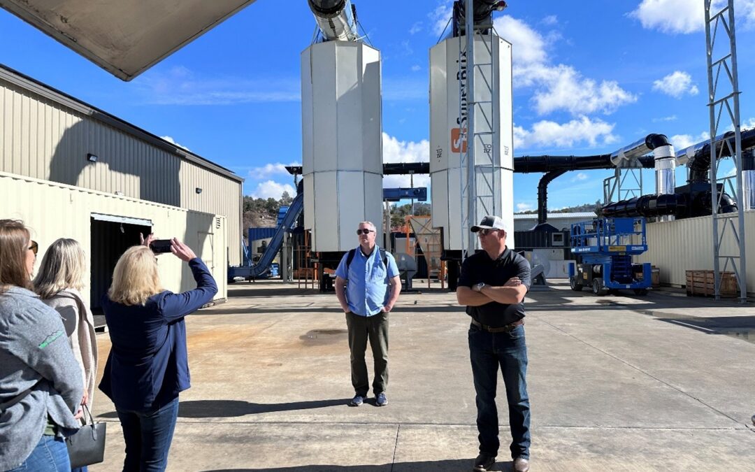Opening of new biomass facility wraps up Community and Watershed Resilience Program